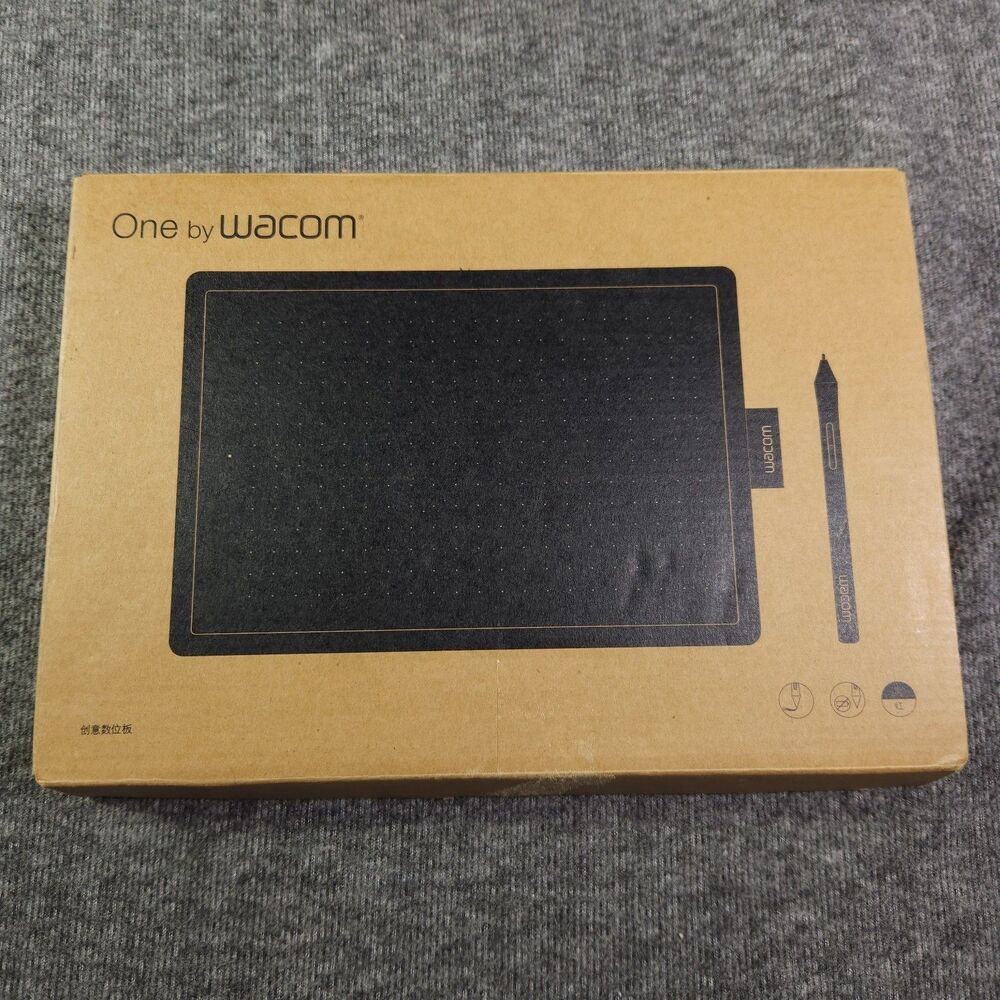 Wacom One by Wacom Small red CTL-472 Pen Tablet Writing Never Used Complete